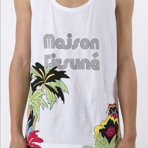 Maison Kitsuné Tank Top Design Miami size M